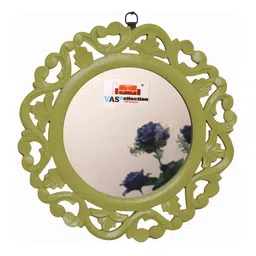 VAS collection home Green Round Shape Wall Decor Mirror image 1