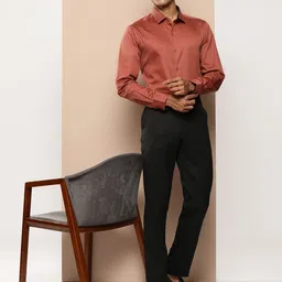 INVICTUS Pure Cotton Slim Fit Opaque Formal Shirt-image-89