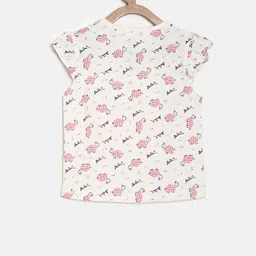 MINI KLUB Girls Pink Top With Trousers image 2