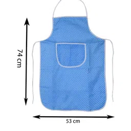 Kuber Industries Unisex Pack Of 2 Polka Dot Printed Kitchen Aprons image 4