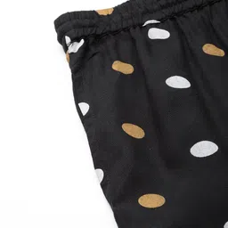 ETC Polka Dots Printed Pure Cotton Lounge Pants image 4