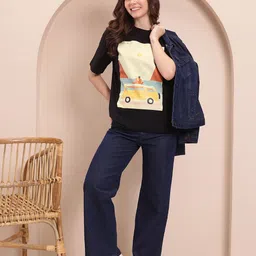 Mast & Harbour Graphic Printed T-shirt image 2