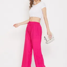 Clora Creation Women 3 Knitted Palazzos image 3