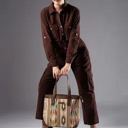 ENSAC Colourblocked Structured Shoulder Bag image 5