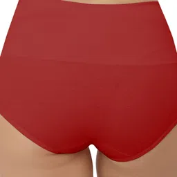 Bella Voste Pack Of 3 Self Design High-Rise Anti Bacterial Tummy Control Hipster Briefs image 4