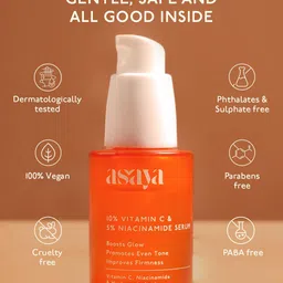 Asaya Set of Aqua Dew Sunscreen 50g + Niacinamide Serum 30ml + Glow & Lift Cream 50g image 3