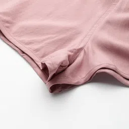 ether Women Pink Solid Regular Shorts image 4