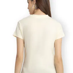 Fabflee Women Multicoloured 3 Printed T-shirt image 4