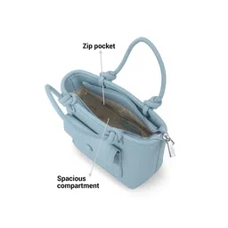 Metro Women Textured Structured Handheld Bag image 4