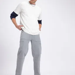 glitchez Men Classic Cool Straight Fit Cargo Jeans image 5