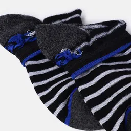 HRX by Hrithik Roshan Women Pack Of 3 Striped Ankle Length Socks image 2