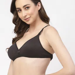 Floret Pack of 2 Solid Non-Wired Non Padded T-shirt Bras T3005 image 5