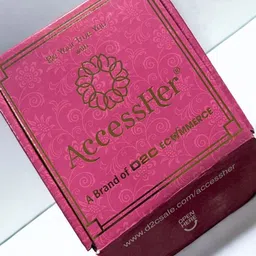 AccessHer Gold-Plated AD Stone Studded & Beaded Necklace and Earrings With Maang Tika image 3