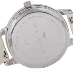 Olivia Burton Women Grey Embellished Dial & Leather Strap Analogue Watch OB16MD100 image 5