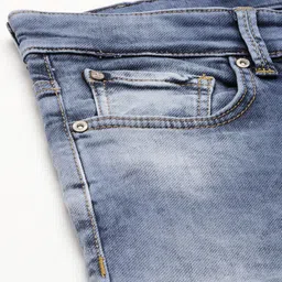 SPYKAR Men Skinny Fit Low-Rise Heavy Fade Stretchable Jeans image 5