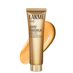 Lakme 9to5 Powerplay Mousse Foundation Mini, Beige Vanila,9g image 1