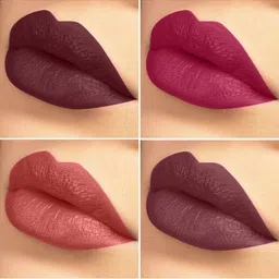 ForSure Set Of 4 Cremy Matte Long Lasting & Lightweight Lipstick - Shades 73-80-84-95 image 2