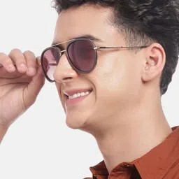 Carlton London Unisex Premium Aviator Sunglasses with Polarised Lens image 5