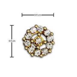 Comet Busters Pack Of 2 Contemporary Studs Non Piercing Ear Stickers image 3