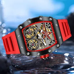 GIORDANO Men Printed Dial & Bracelet Style Straps Analogue Powered Watch GZ-50128-04 image 3