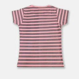 Here&Now x Game Begins Girls Set of 3 Pure Cotton Printed T-shirts image 2