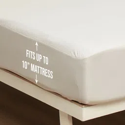 wakefit White Waterproof Queen Size Mattress Protector image 4