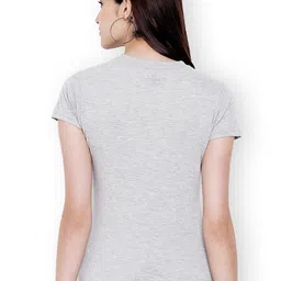 Fabflee Women Multicoloured 3 Printed Applique T-shirt image 3