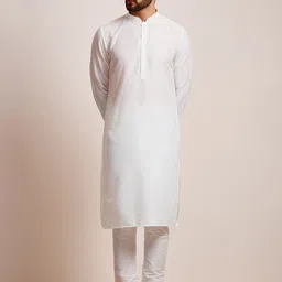 Manyavar Men 3 Piece Brocade Full Sleeve Sherwani Set image 3