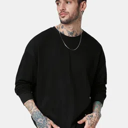 The Souled Store Long Sleeves Oversize Pure Cotton Oversized T-Shirt-picture-17