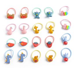 Yellow Chimes Girls Set of 20 Embellished Ponytail Holders-picture-21