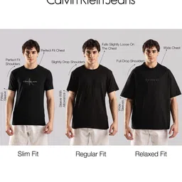 Calvin Klein Jeans Brand Logo Printed Cotton Relaxed Fit T-shirt image 2