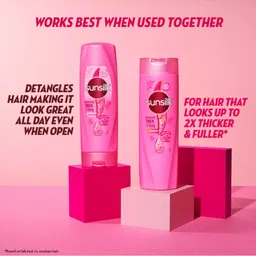 Sunsilk Lusciously Thick & Long Shampoo With Keratin & Macadamia Oil 1 Ltr image 5