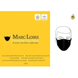 Marc Loire Adults Pack of 2 Reusable 6-Layers Outdoor Masks image 3