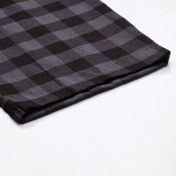 Kryptic Women Pure Cotton Relaxed Fit Checked Lounge Pants image 3