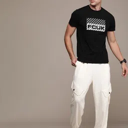 FCUK Brand Logo Printed Pure Cotton T-shirt image 2