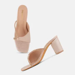 DressBerry Embellished Party Block Heel Sandals image 5