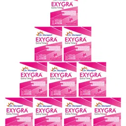 Dr. Morepen Set of 10 Exygra Bubblegum Flavoured Condoms image 1