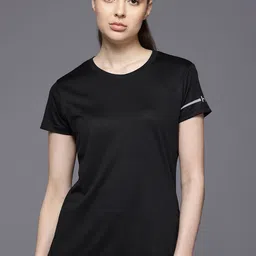 HRX by Hrithik Roshan Women Solid T-shirt image 3