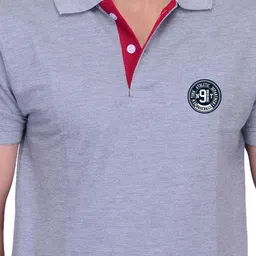 LA MILANO Men Pack Of 2 Solid Slim Fit T-shirts image 4