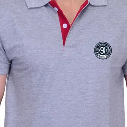 LA MILANO Men Pack Of 2 Solid Slim Fit T-shirts image 2