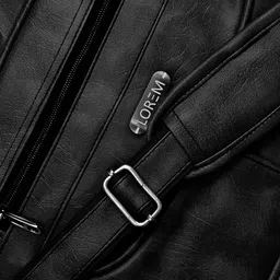 LOREM Men Synthetic Leather Textured Laptop Bag image 5