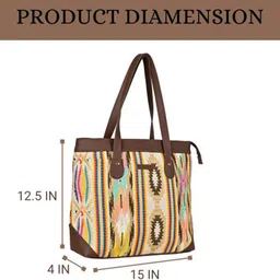 ENSAC Colourblocked Structured Shoulder Bag image 3