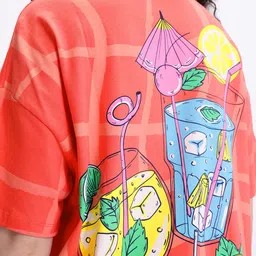 Kook N Keech Conversational Print Drop-Shoulder Sleeves Pure Cotton T-shirt image 5