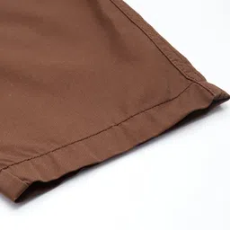 The Indian Garage Co Men Loose Fit Self Checked Pleated Cargos Trousers image 5