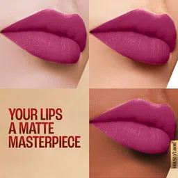 Lakme 9to5 Powerplay Priming Lasts 16hrs Matte Lipstick - Plum Pick, 3.6g image 4