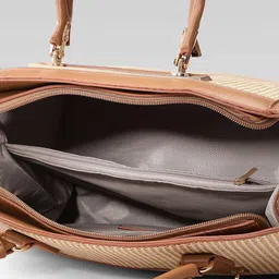 Chemistry Textured Structured Handheld Bag image 3