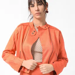RAREISM Women Orange Tailored Jacket-picture-19