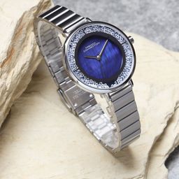 French Connection Women Embellished Dial & Stainless Steel Bracelet Style Straps Analogue Watch FCN087USM-picture-22