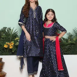 Bitiya by Bhama Girls Ready to Wear Lehenga & Blouse With Dupatta image 4