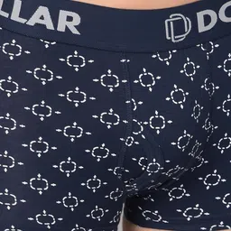 Dollar Bigboss Men Printed Pack of 3 Cotton Shuffle Intellisoft Trunks image 2